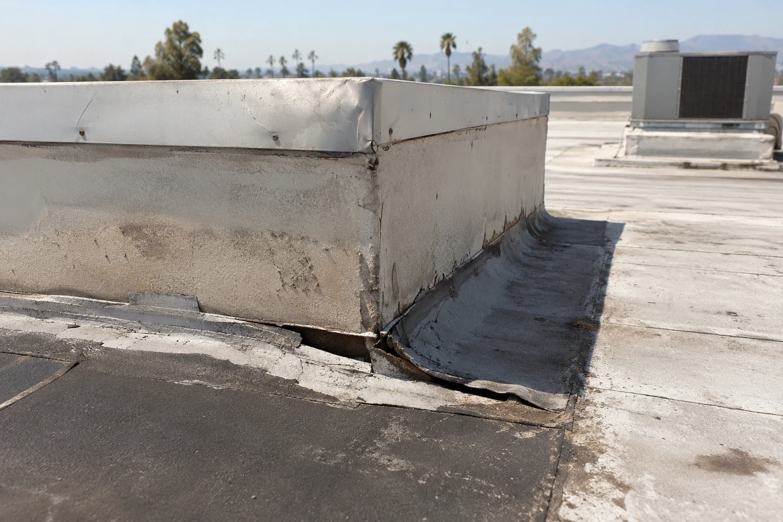 Flashing Failure Roof Repair in Hesperia, CA