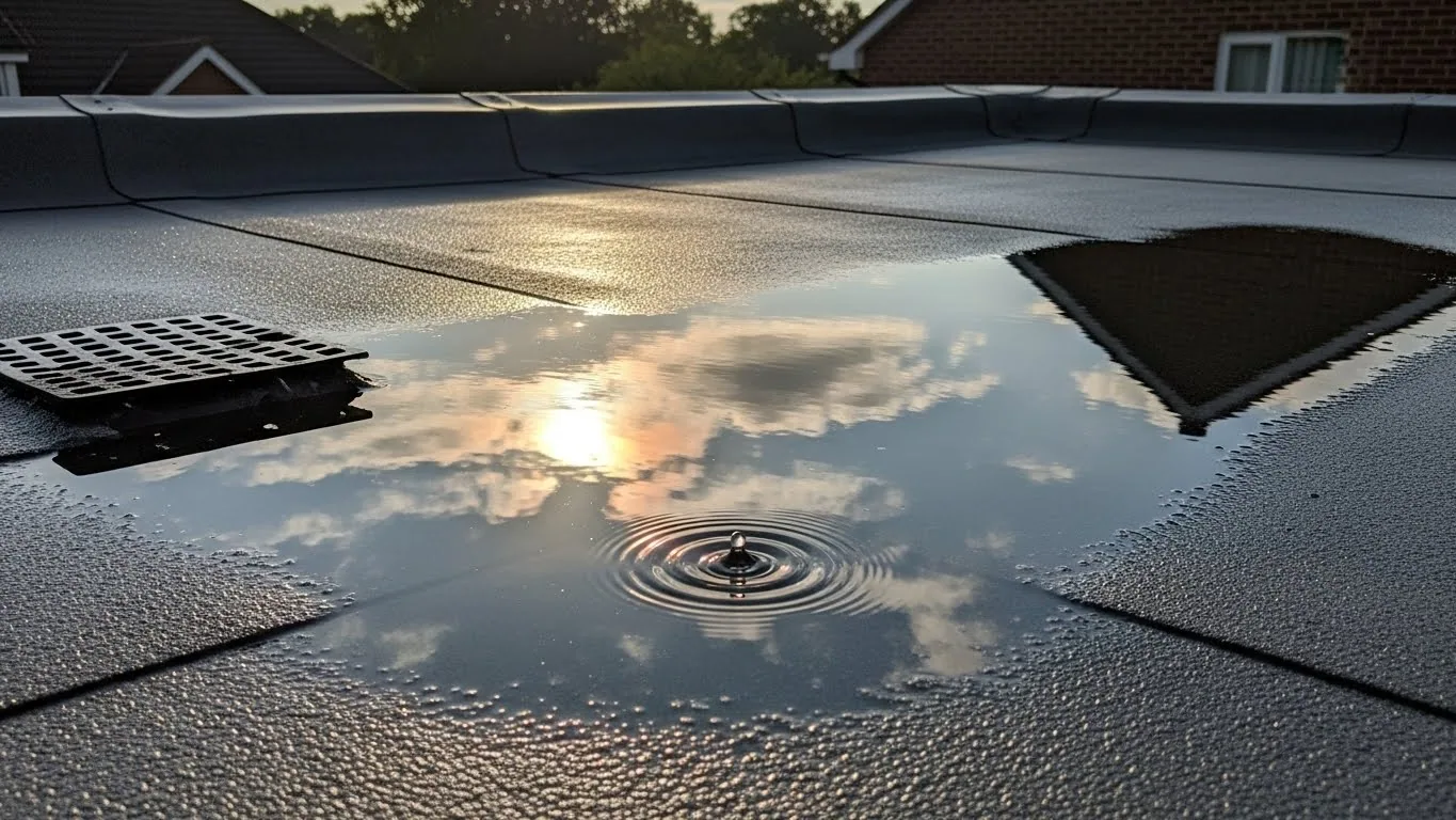 Ponding Water Roof Repair in Hesperia, CA