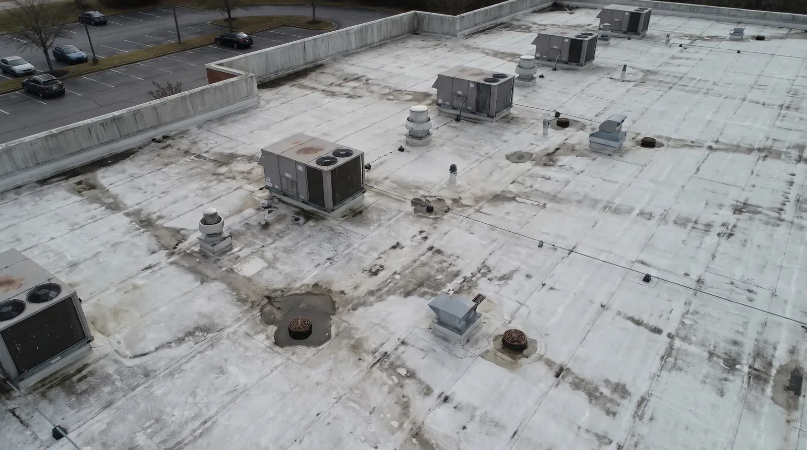 Drone Roof Inspection for Hesperia Commercial Buildings, CA